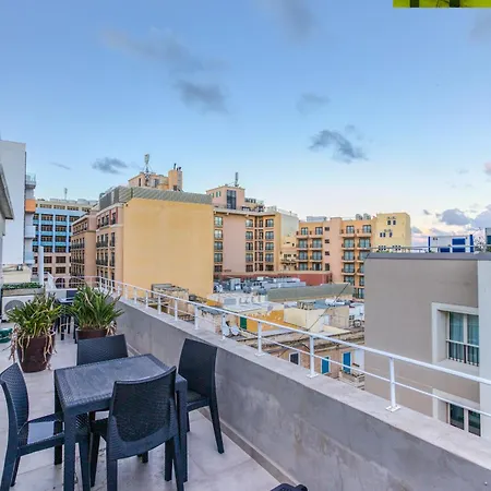 Modern Paceville With Wifi & Ac By 360 Estates Appartamento