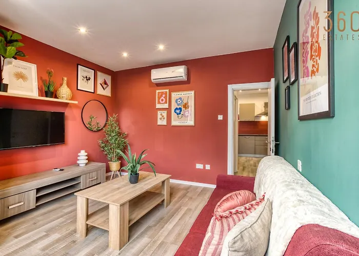 Apartment Modern Paceville With Wifi & Ac By 360 Estates