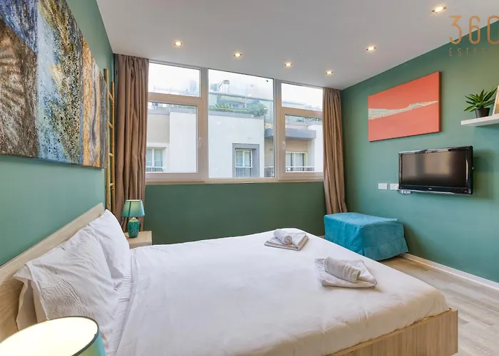 Apartment Modern Paceville With Wifi & Ac By 360 Estates