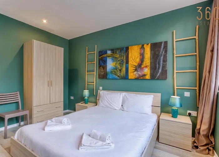 Apartment Modern Paceville With Wifi & Ac By 360 Estates *