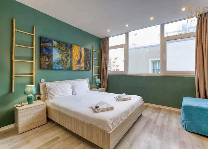 Apartment Modern Paceville With Wifi & Ac By 360 Estates *