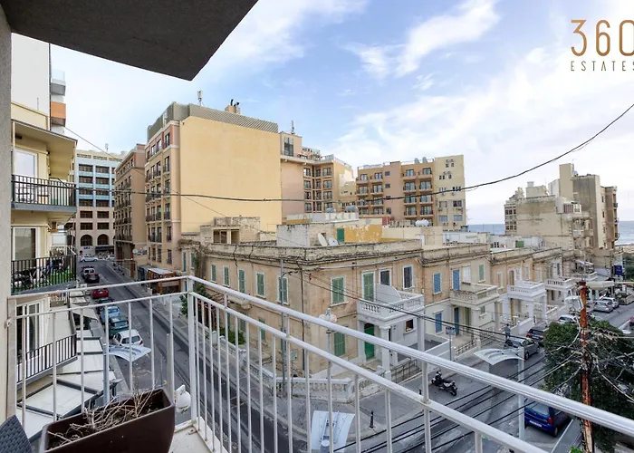 Modern Paceville With Wifi & Ac By 360 Estates *